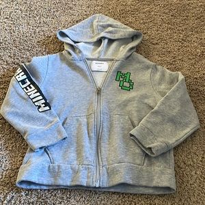 Minecraft Zipped Hoodie S 6-7